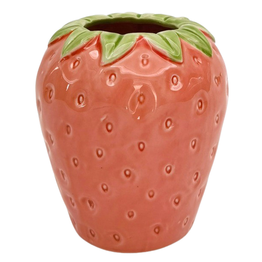 Urban Strawberry Vase Pink 13cm Decorative Home Decor