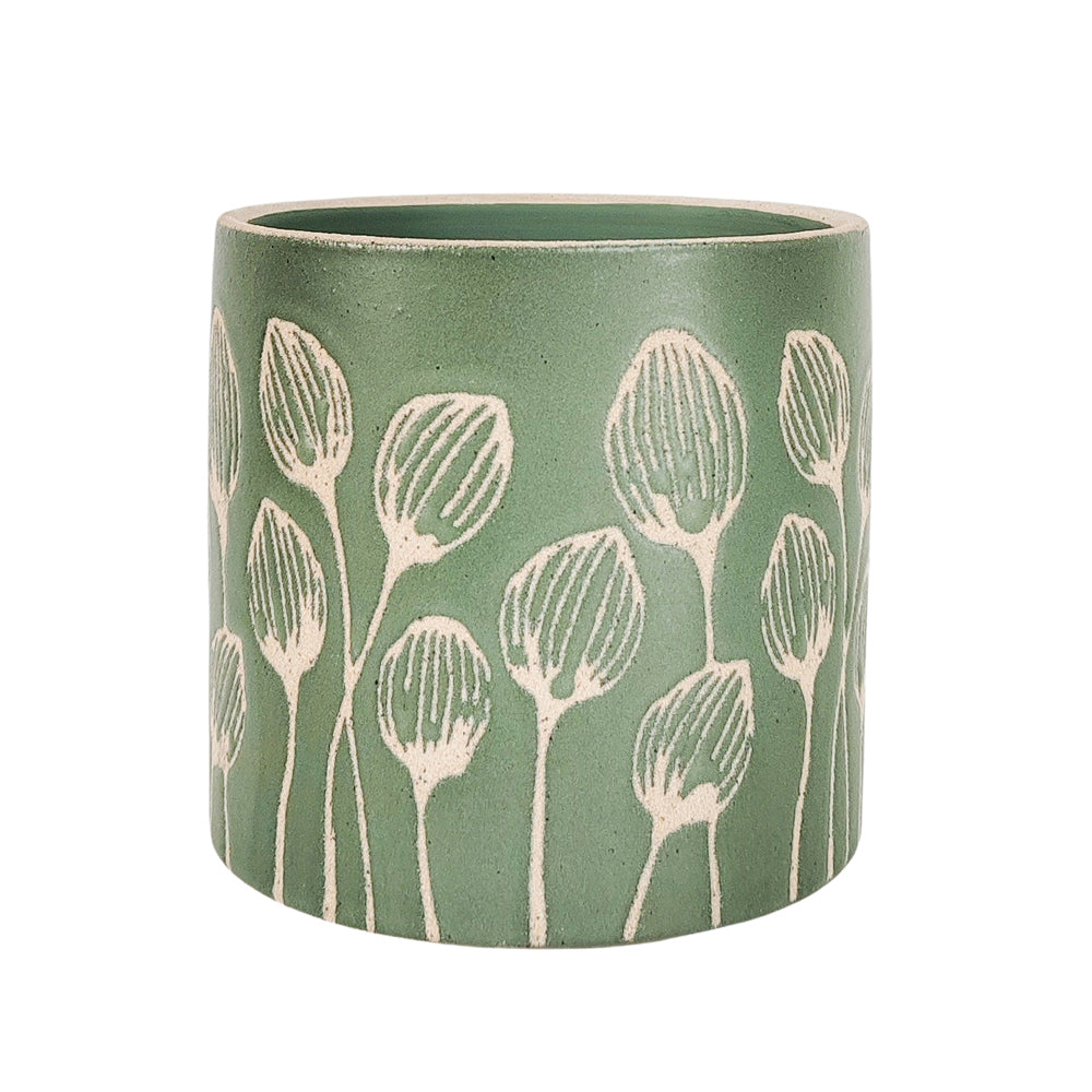 2PK Urban Products Poppy Home Decor Planter Sage 12cm