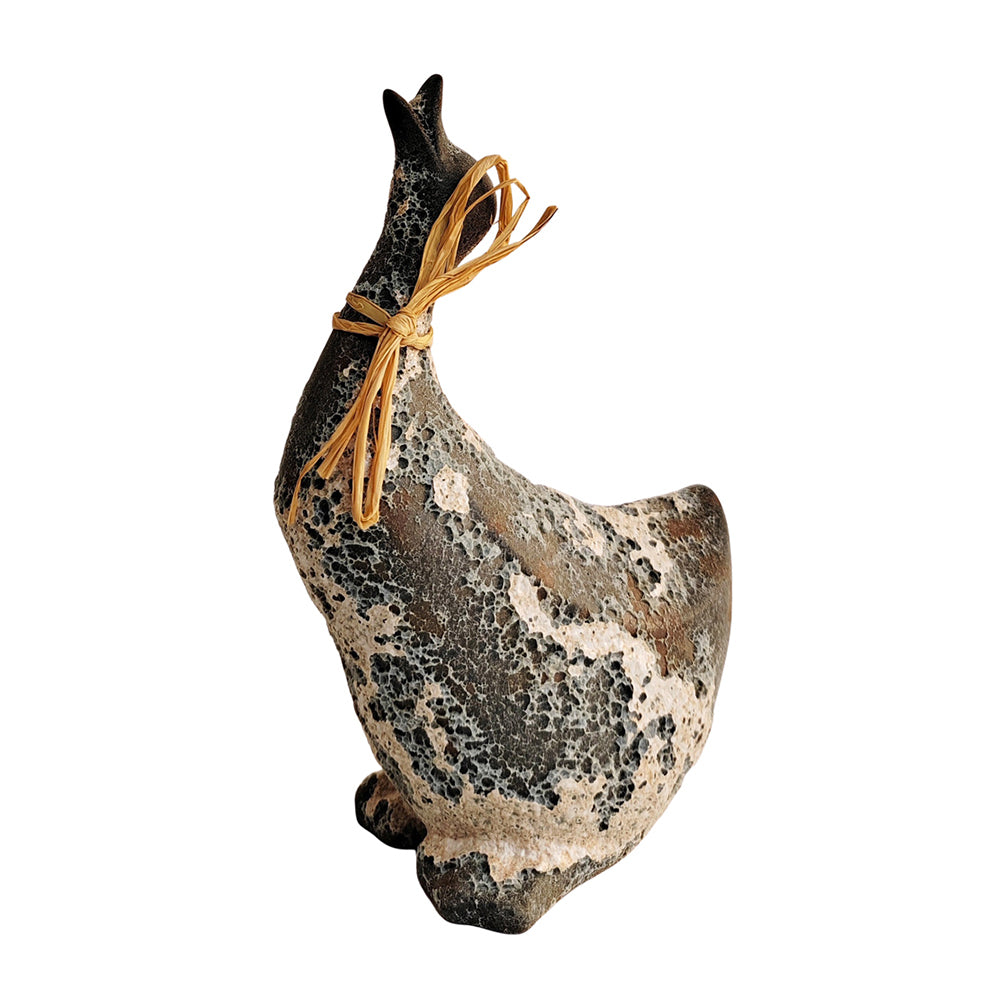 2x Urban 16.5cm Delphi Duck Garden Ornament Home Yard Decor - Grey