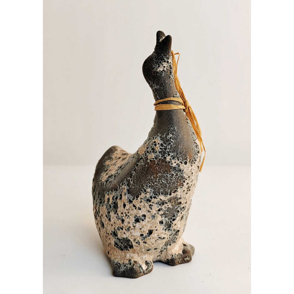 2x Urban 16.5cm Delphi Duck Garden Ornament Home Yard Decor - Grey