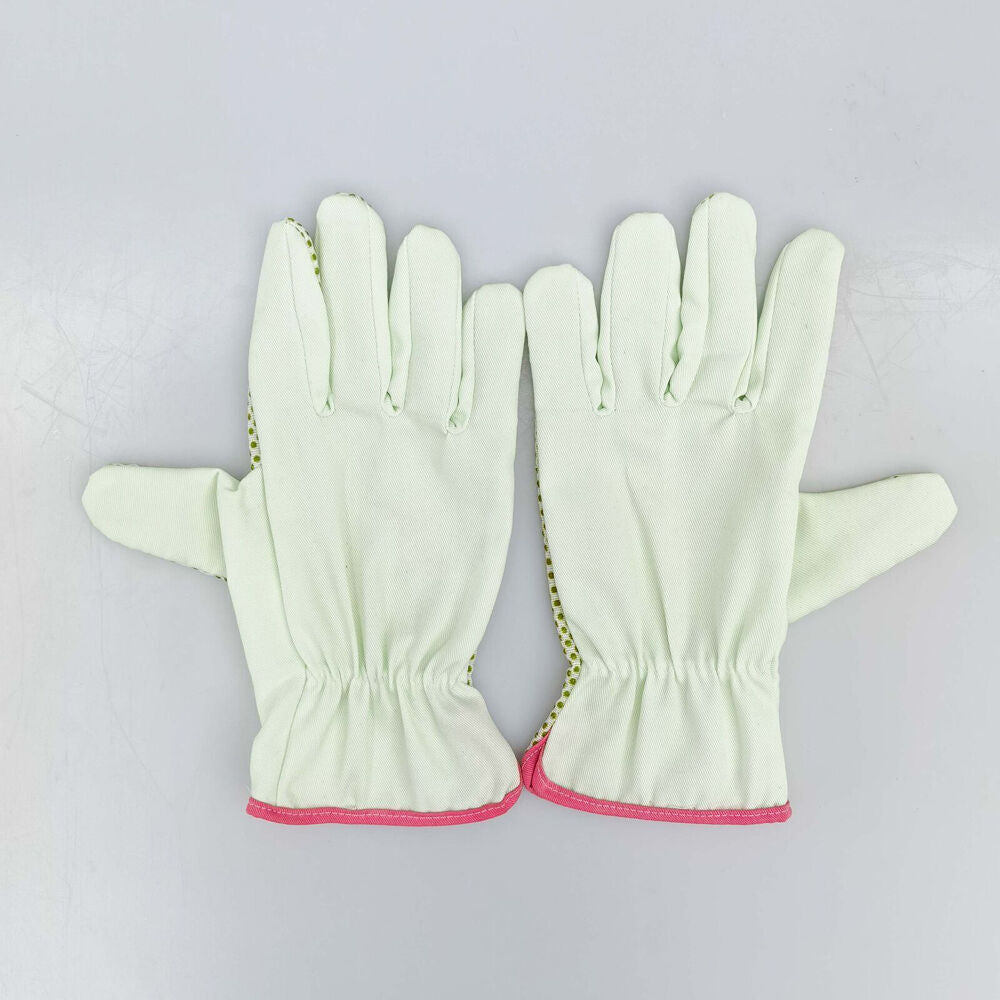 3pc Urban Strawberry Field Secateurs & Gardening Gloves Set 26cm Green