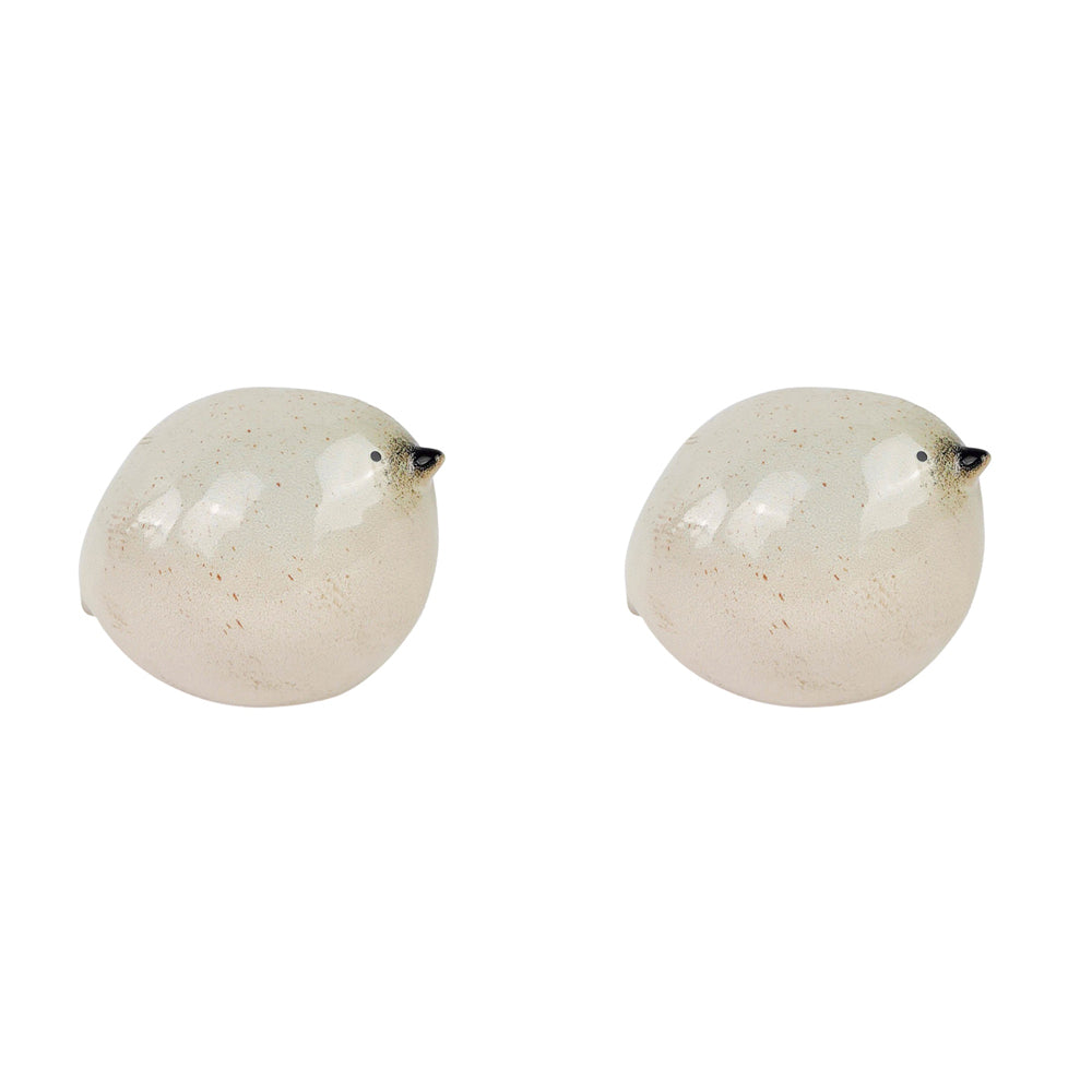 2x Urban 9cm Fat Bird Ornament Home/Garden Decor - Blue
