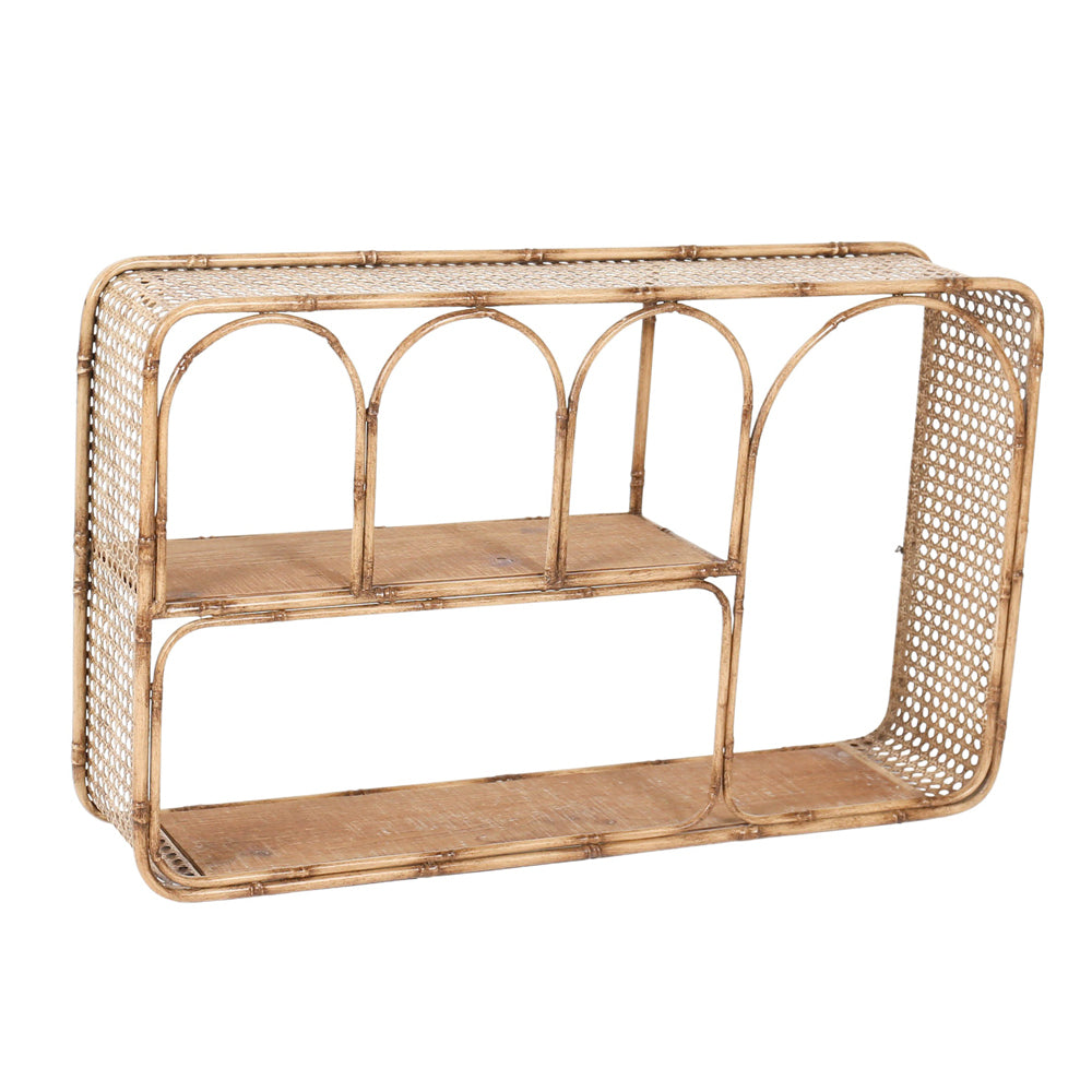 Urban Hazel 40x60cm Metal Wall Shelf Home Decor - Natural