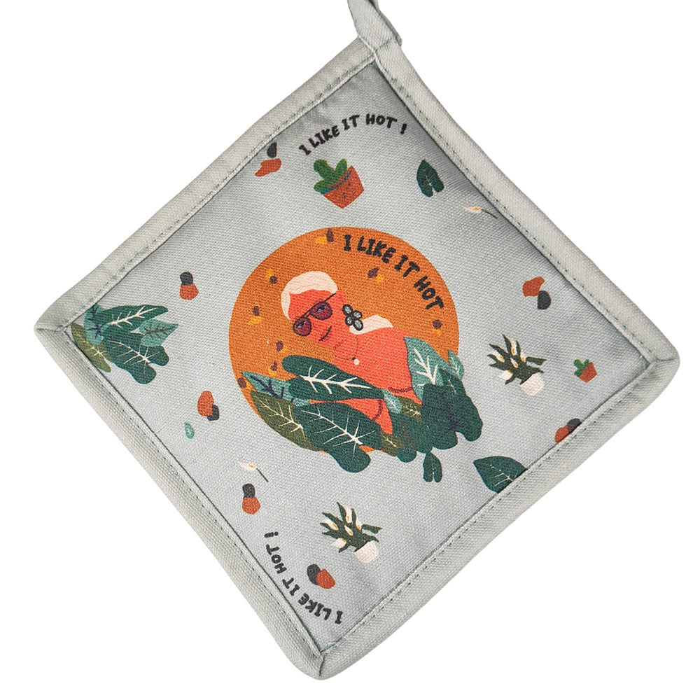 3x Urban 18cm I Like It Square Pot Holder Medium - Sage