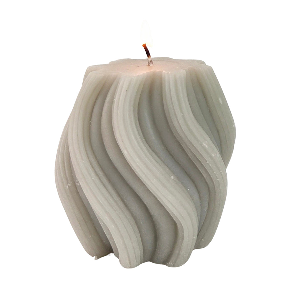 2x Urban Swirl 8cm Vanilla Scented Candle Home Fragrance - Smoke