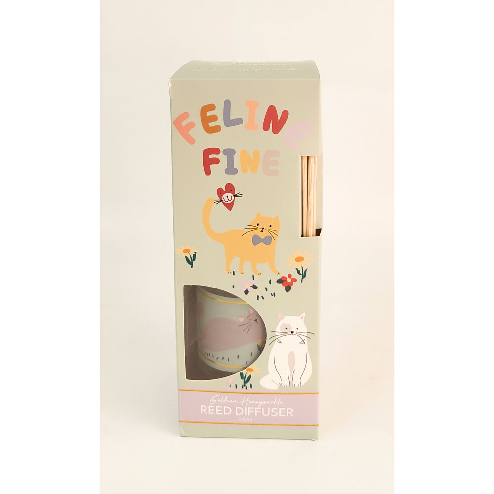 Urban Perfect Pets Cat Golden Honeysuckle 140ml Reed Diffuser