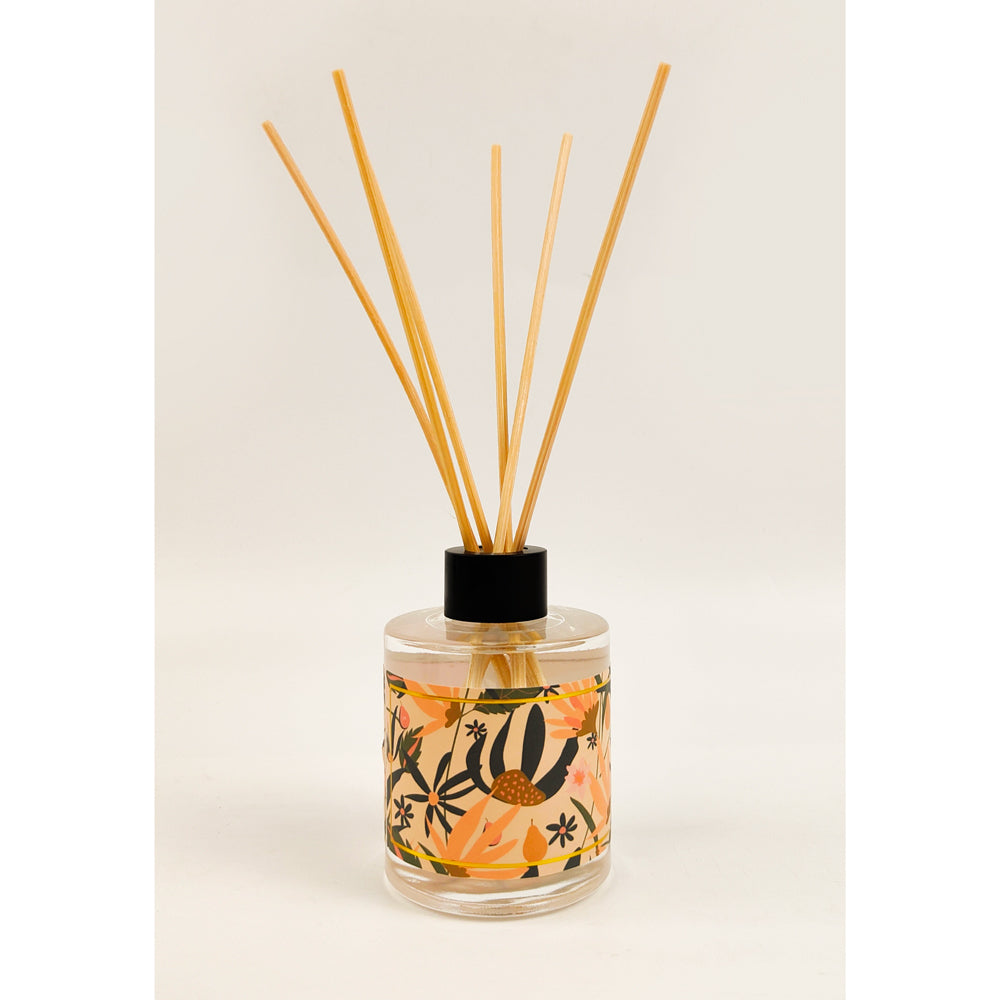Urban Golden Hineysuckle Cassia Floral 140ml Reed Diffuser - Yellow