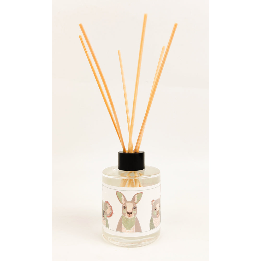 Urban Australian Botanicals Frankie B 140ml Reed Diffuser - Grey/Green