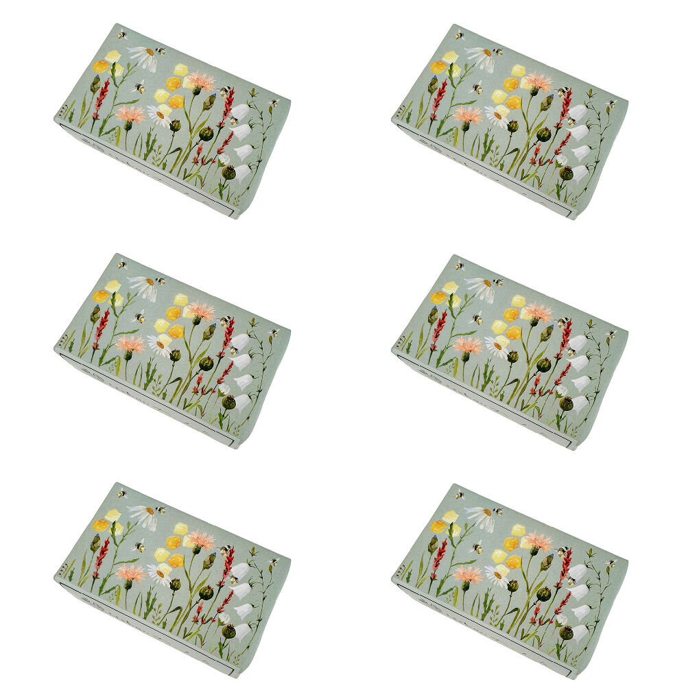 6PK Urban Australian Botanicals Body Care Bee Meadow Bar Soap 150g Sage Green