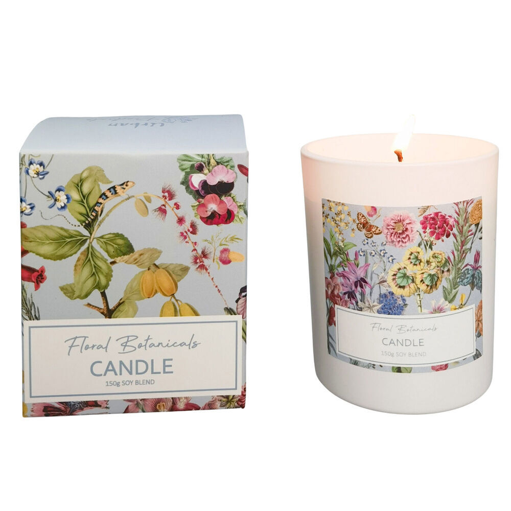 2PK Urban Australian Floral Botanicals Boxed Soy Blend One-Wick Candle 150g