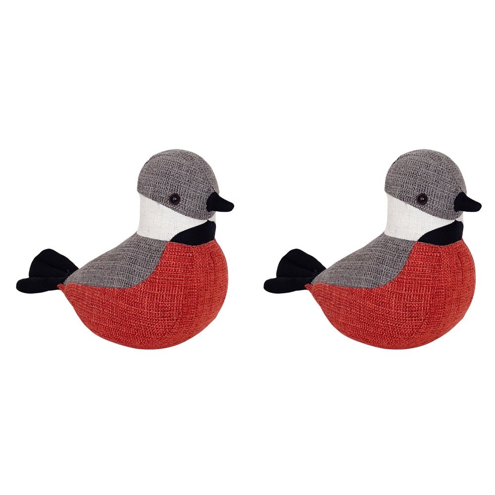 2PK Urban Bird Door Stopper Orange 21cm Decorative Home Decor