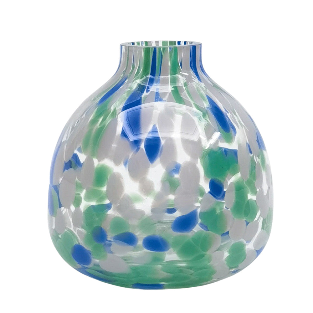 3PK Urban Jaslyn Speckle Glass Bud Vase Green Decorative Home Decor