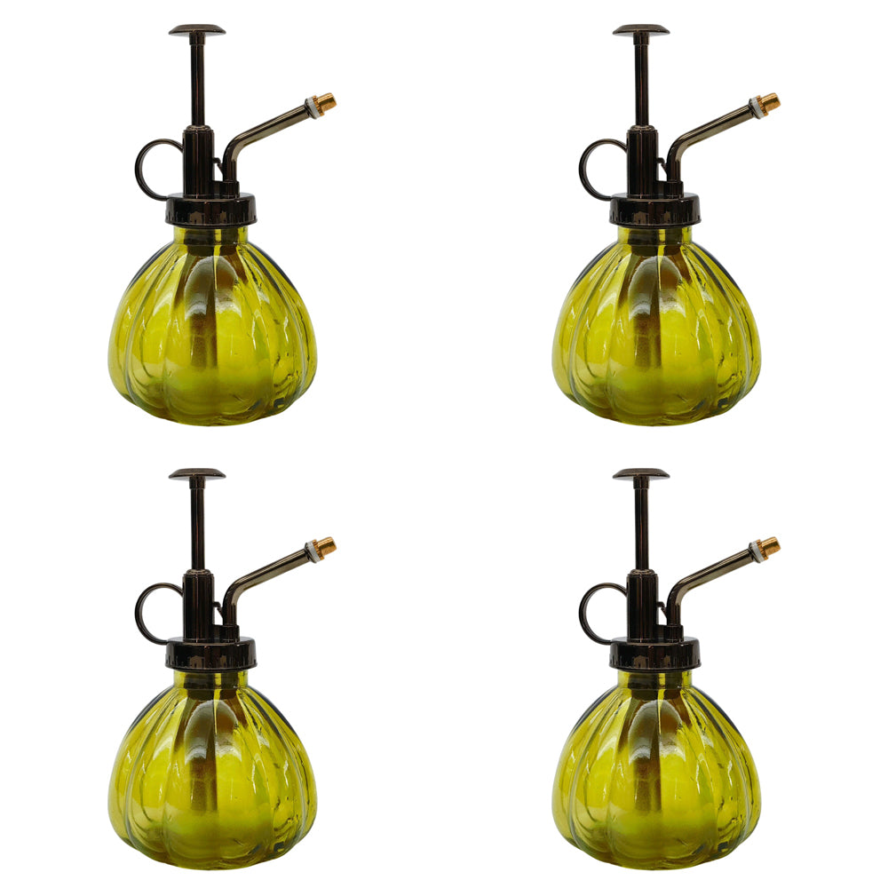 4PK Urban Glass Mister Green 15cm Durable Watering Can Garden Decor