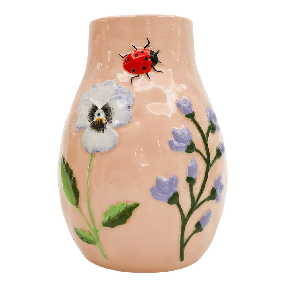 2PK Urban Ella Vase Pink 18cm Decorative Kitchen/Lounge Decor