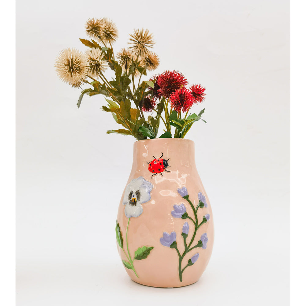 2PK Urban Ella Vase Pink 18cm Decorative Kitchen/Lounge Decor