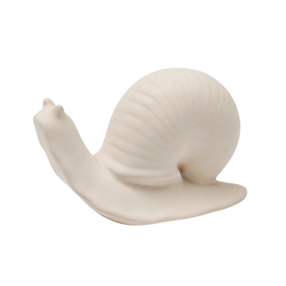 2PK Urban Products Pot Garden Snail Ornament White 7cm