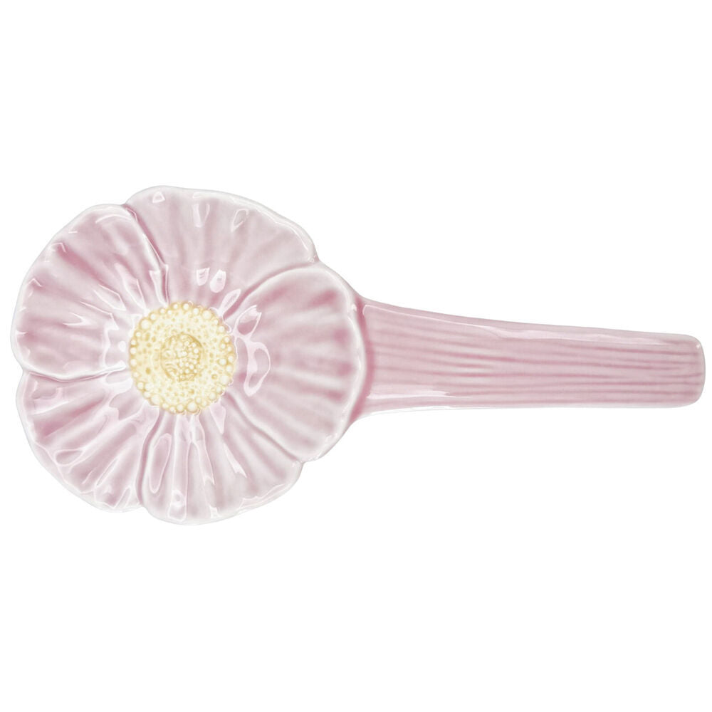 3PK Urban Ceramic Flower Spoon Rest Utensil Holder 22x10cm Pink/Yellow