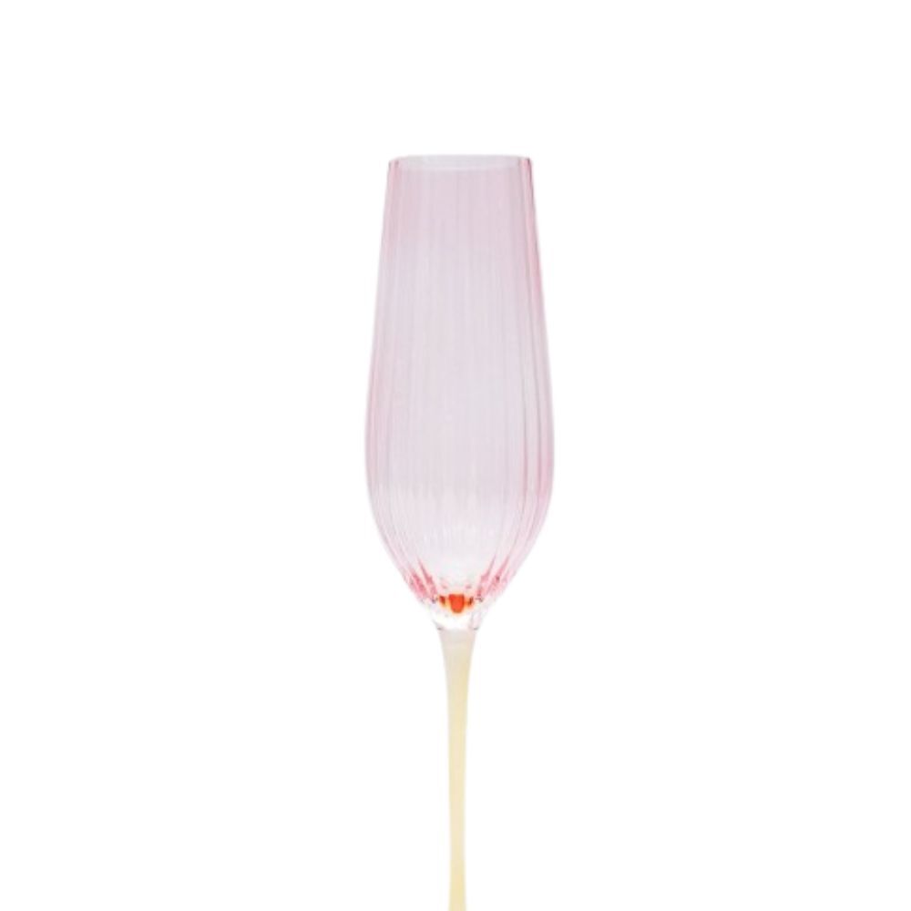 2pc Urban Ellie Ombre Champagne Glass Pink/Yellow 26cm