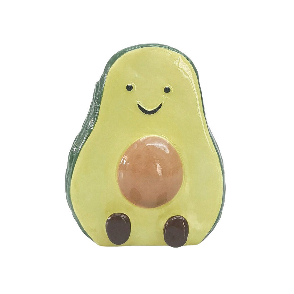 Urban Ceramic Aimee Avocado Friends Vessel Decorative Storage Vase 12x10cm Green