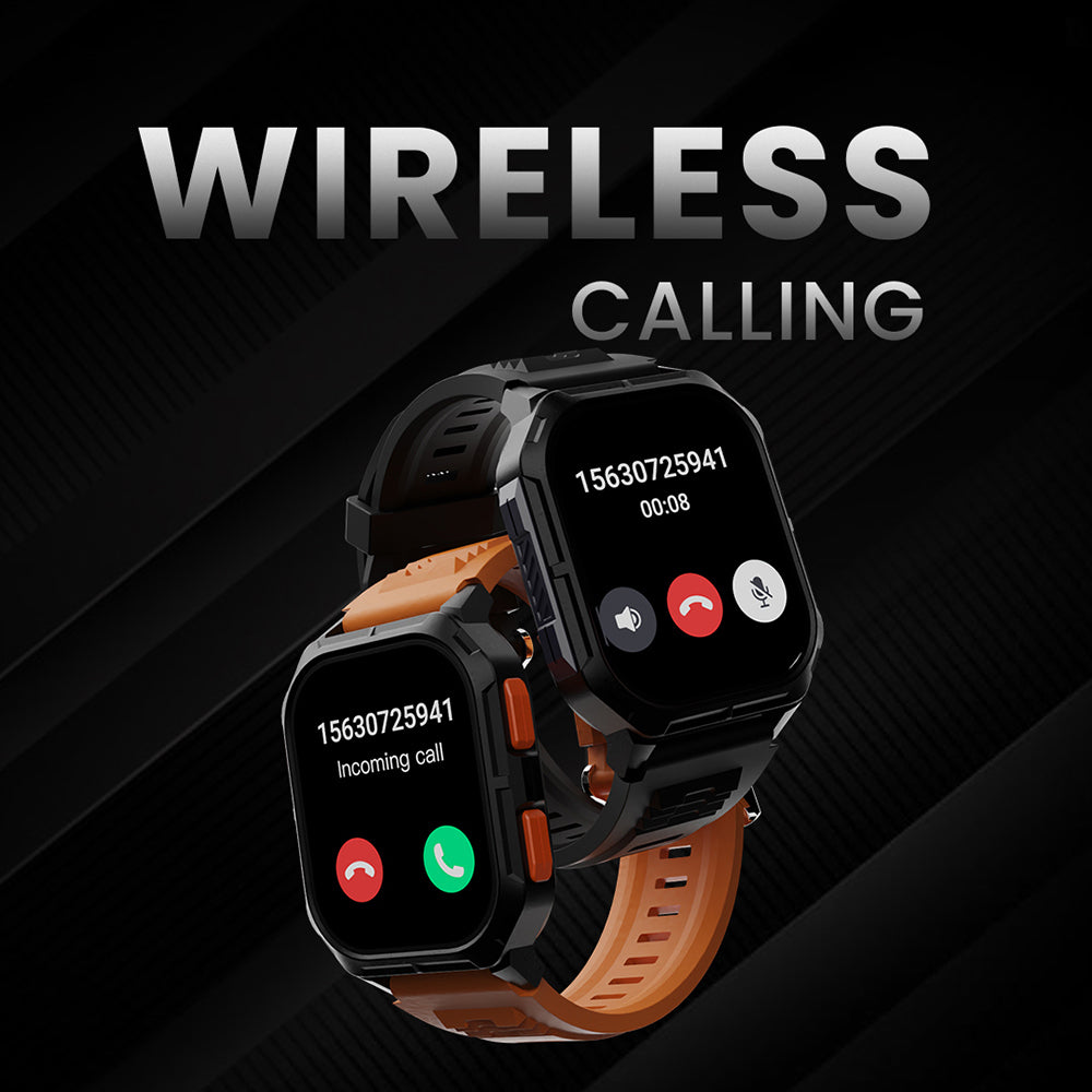 HiFuture Ultra3 Sports Smartwatch For Apple iOS-9/Android-5 Carmine ORNG