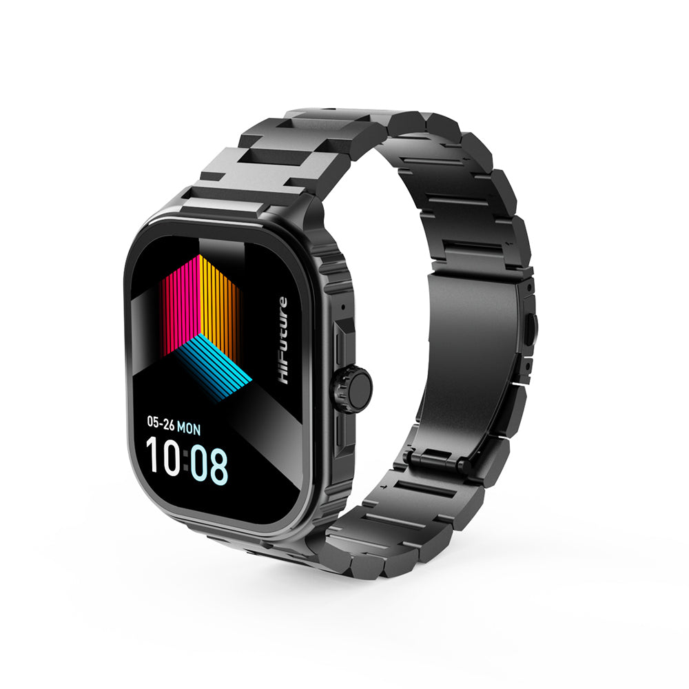 HiFuture ULTRA3 PRO Stainless Steel Smart Watch - Black