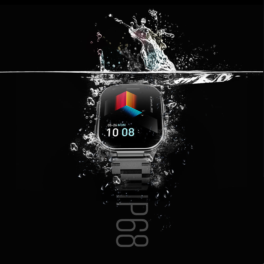 HiFuture ULTRA3 PRO Stainless Steel Smart Watch - Black