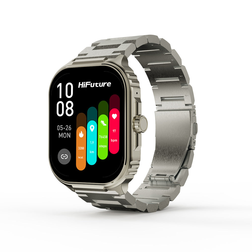 HiFuture ULTRA3 PRO Stainless Steel Smart Watch - Silver