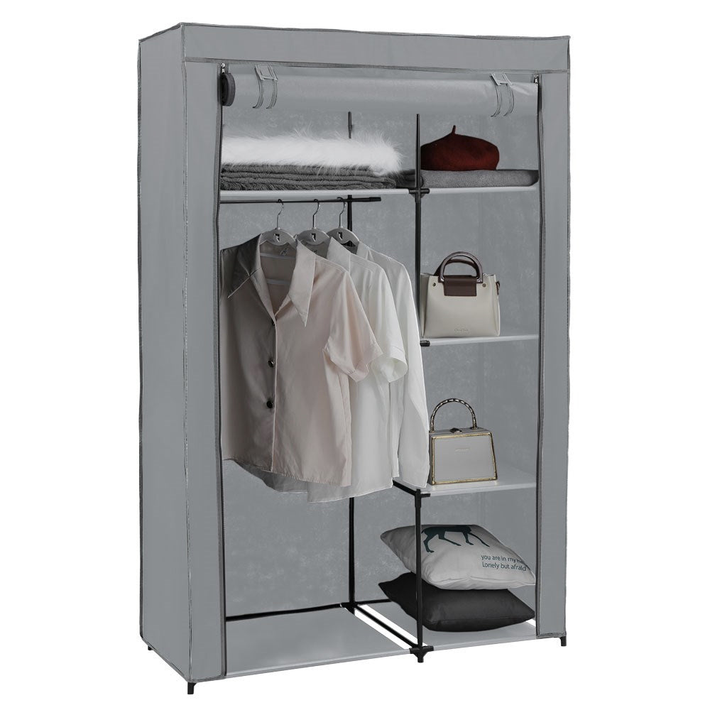 Boxsweden Kloset Compartment Portable Wardrobe w/Cover 105x45x160cm Asstd