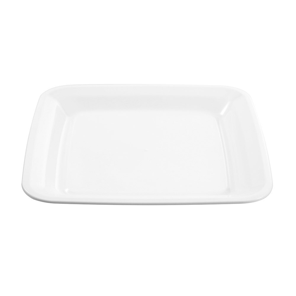 8PK Lemon & Lime Square 40x40cm Serving Platter - White