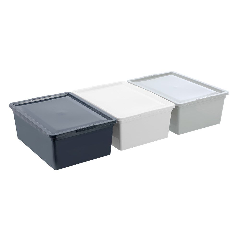 6PK Boxsweden Essentials Storage Organiser Stackable Tub/Box 10.5L/36x26cm Assorted