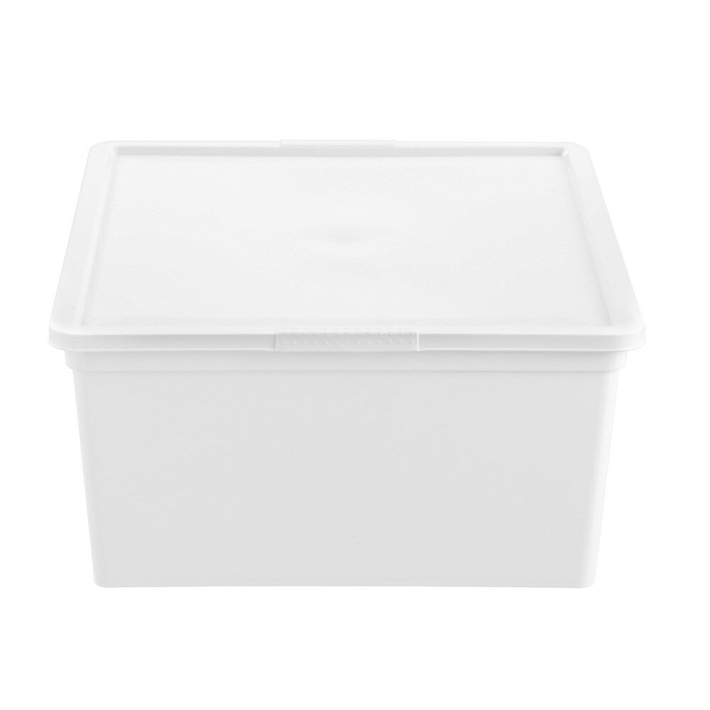6PK Boxsweden Essentials Stackable Organiser Tub 20L 39.5x34x16.5cm Assorted