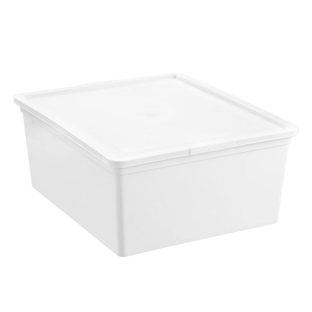 6PK Boxsweden Essentials Stackable Organiser Tub 20L 39.5x34x16.5cm Assorted