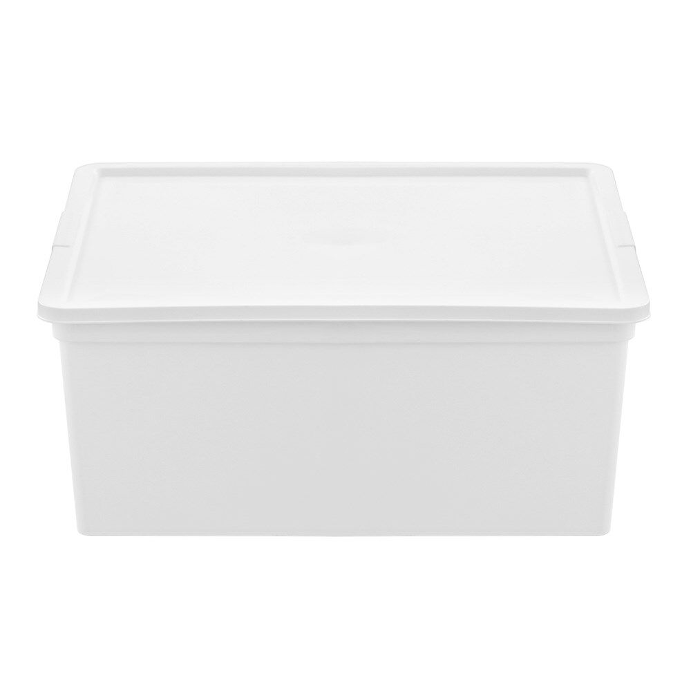 6PK Boxsweden Essentials Stackable Organiser Tub 20L 39.5x34x16.5cm Assorted