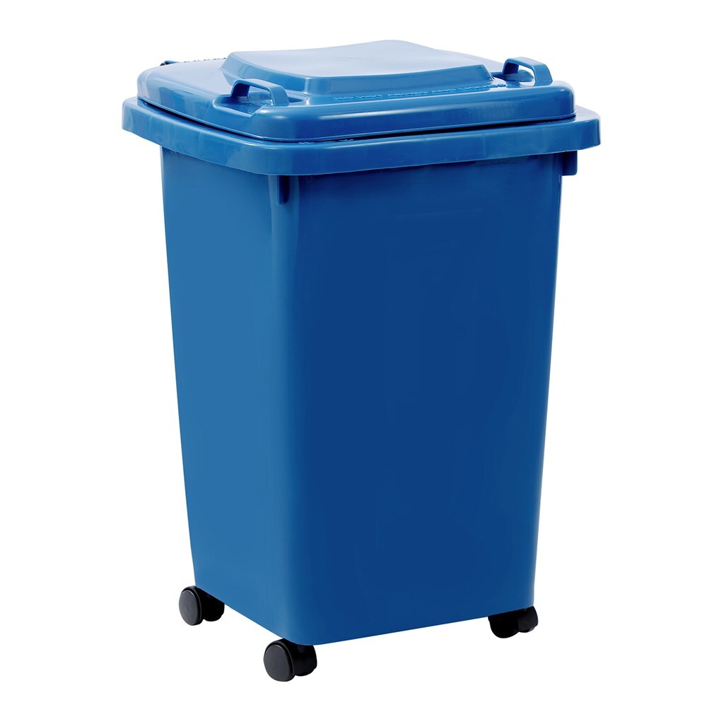 2PK Boxsweden 60L/46cm Wheelie Bin Trash Container - Assorted