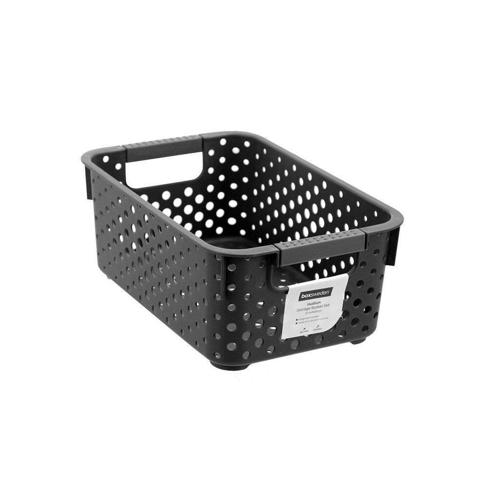 12PK Boxsweden Hudson Storage Basket 25.5x16cm Rectangle Small - Assorted