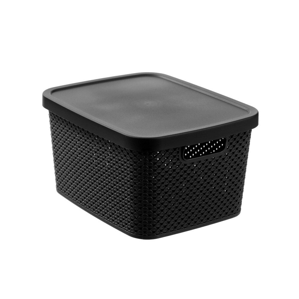 12PK Boxsweden Aero Lidded Storage Basket 7.5L/27.5cm - Assorted