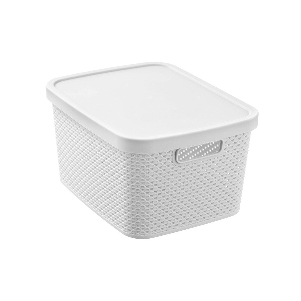 12PK Boxsweden Aero Lidded Storage Basket 7.5L/27.5cm - Assorted