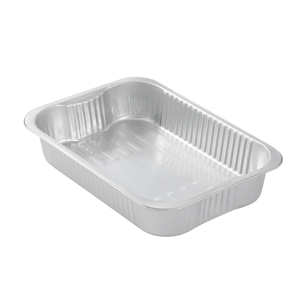 24pc Lemon & Lime Premium Smooth Wall Foil Tray 31x24.5cm - Silver