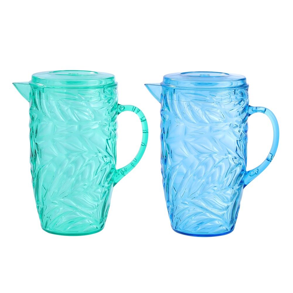 4PK Lemon & Lime Summer Outdoor Dining Breeze Deco Pitcher Jug 2.5L Assorted