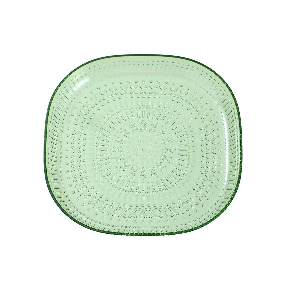 24PK Lemon & Lime Moroccan Deco Side Plate 20.5cm Amber/Green/Pink Assorted