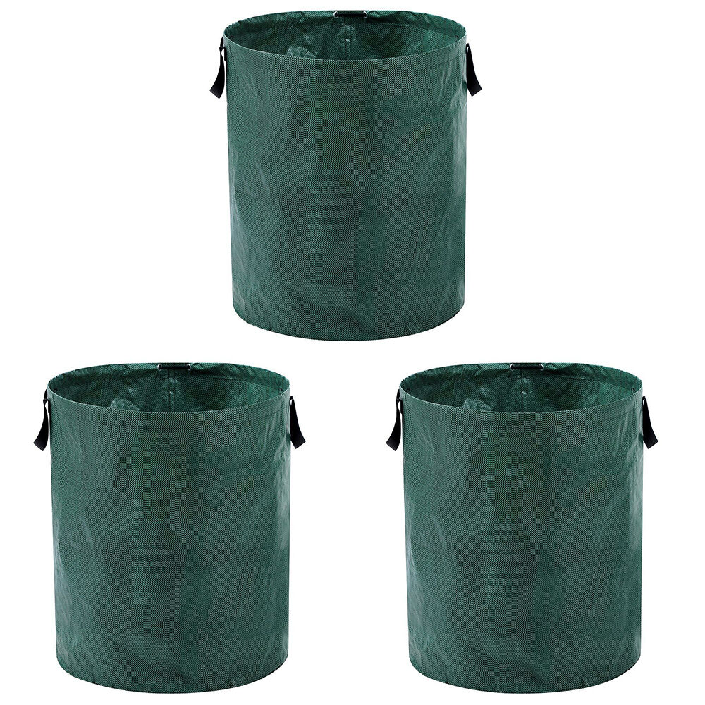 3PK Boxsweden Durable Garden Bag Jumbo 270L 66x66x75.5cm