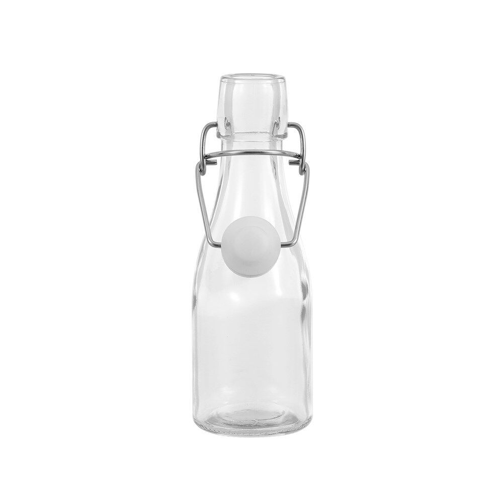 48PK Lemon & Lime Secure Glass Air-Tight Clip Lid Bottle 150ml
