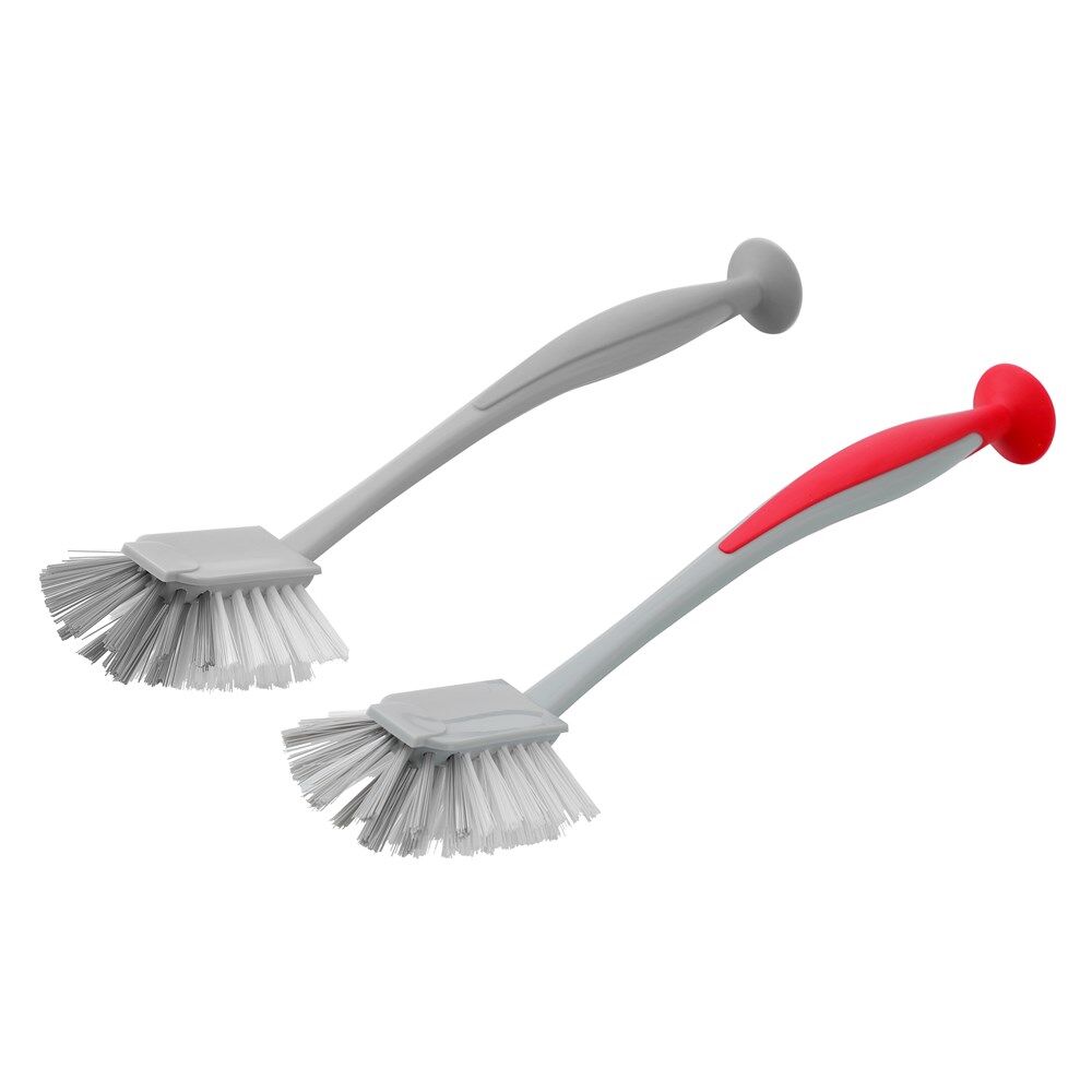 12PK Boxsweden Prime Cleaning Essentials Suction Handle Dish Brush Assorted