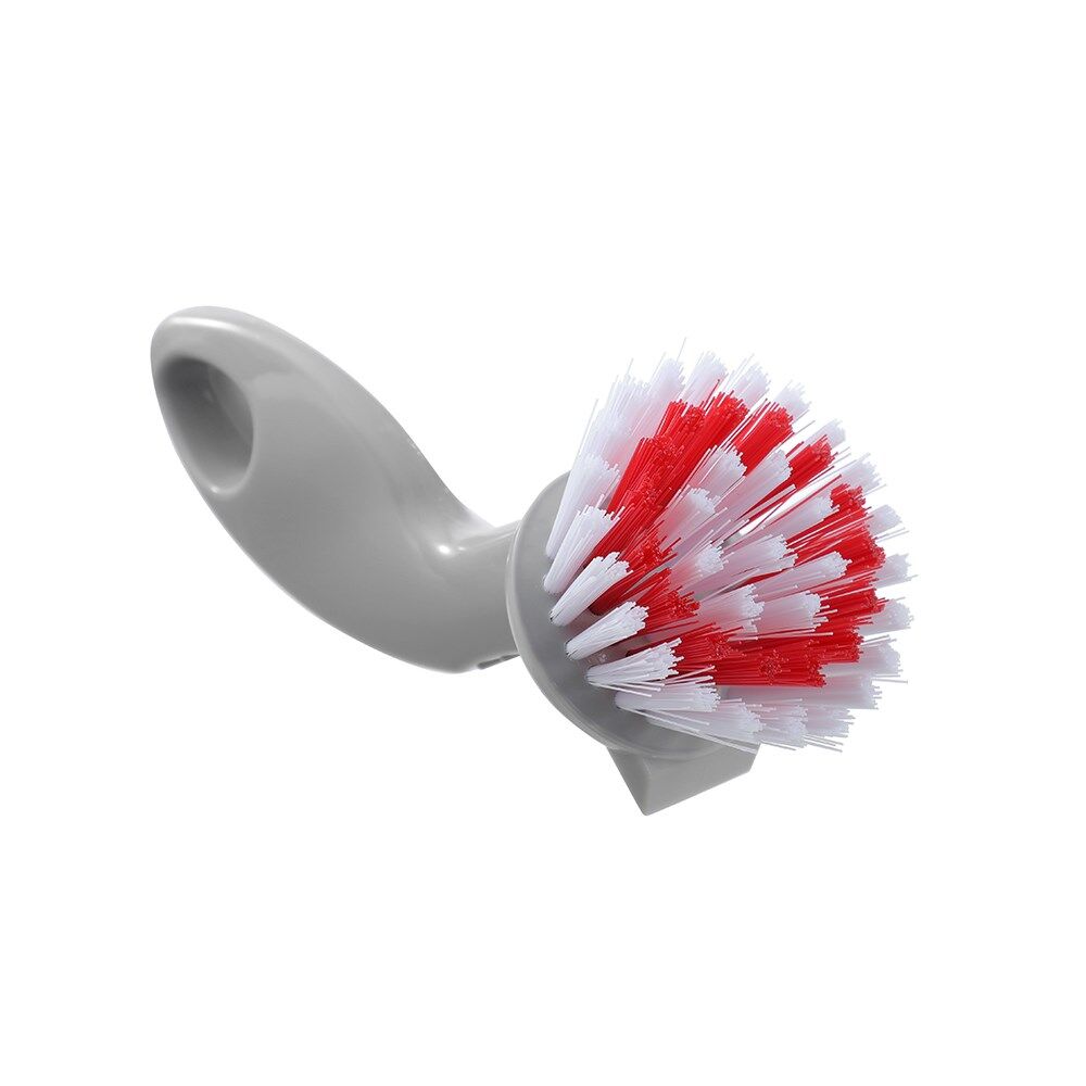 12PK Boxsweden Prime Essentials Universal Kitchen Hand Brush Grey/White