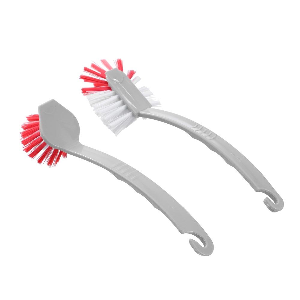 12x 2pc Boxsweden Prime Ultimate Kitchen Essentials Dish Brush Grey/White