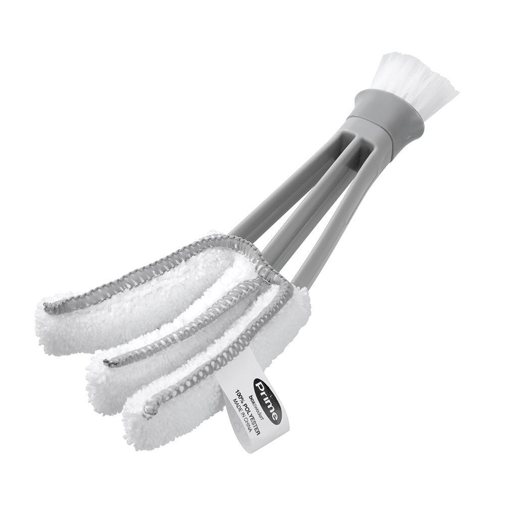 3PK Boxsweden Prime Microfibre Blinds Cleaning Tool w/ Brush Assorted