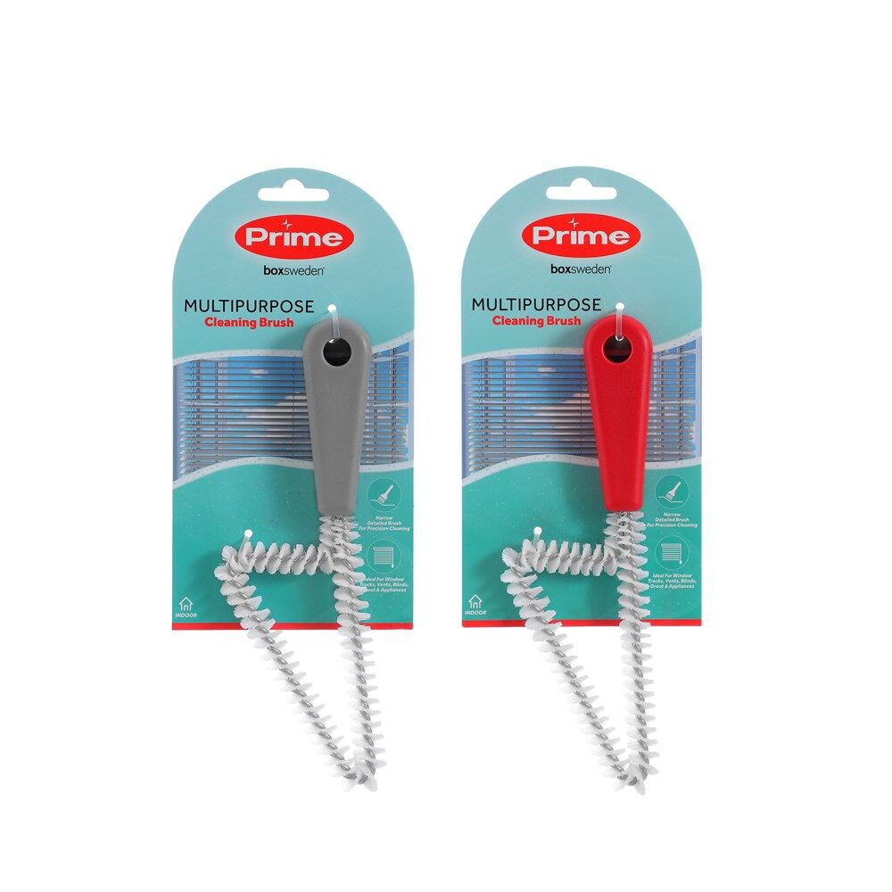 6PK Boxsweden Prime Detailed Multi Purpose Cleaning Brush Narrow Assorted