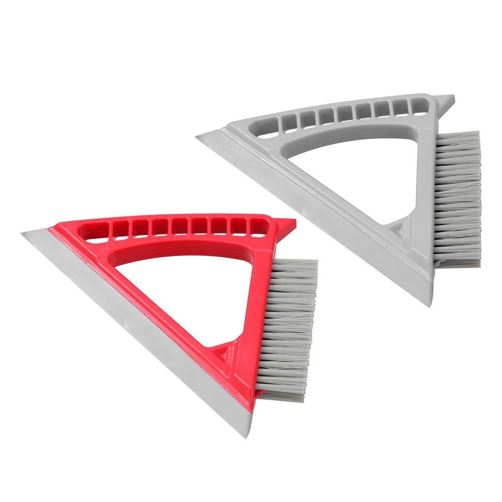 3PK Boxsweden Prime Dual Function Cleaning Tool w/ Squeegee/Brush/Scrapper Assorted