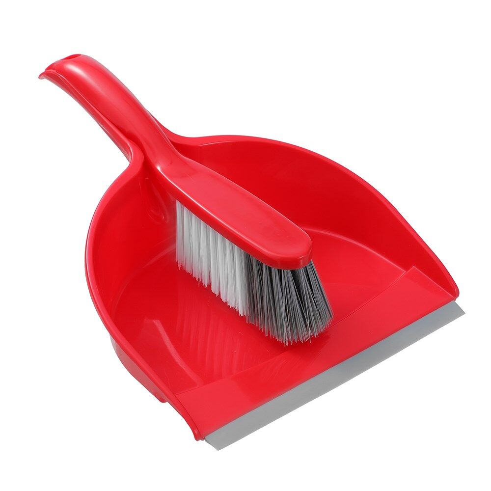 4PK Boxsweden Prime Indoor Essentials Dustpan and Bristle Brush Assorted