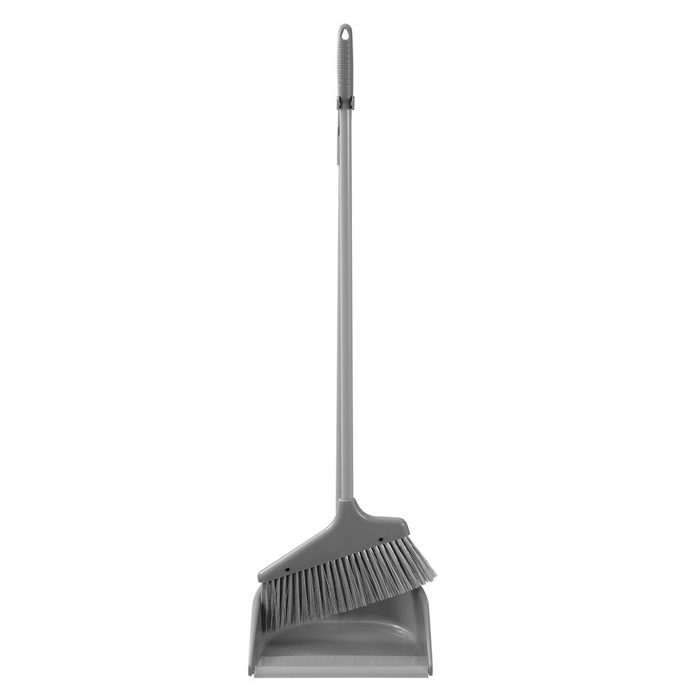 4PK Boxsweden Prime Tall Standing Cleaning Dustpan and Angled Brush Assorted